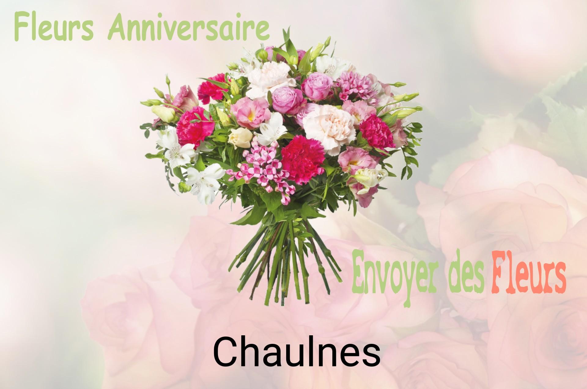 Bouquet de fleurs d’anniversaire livré à Chaulnes
