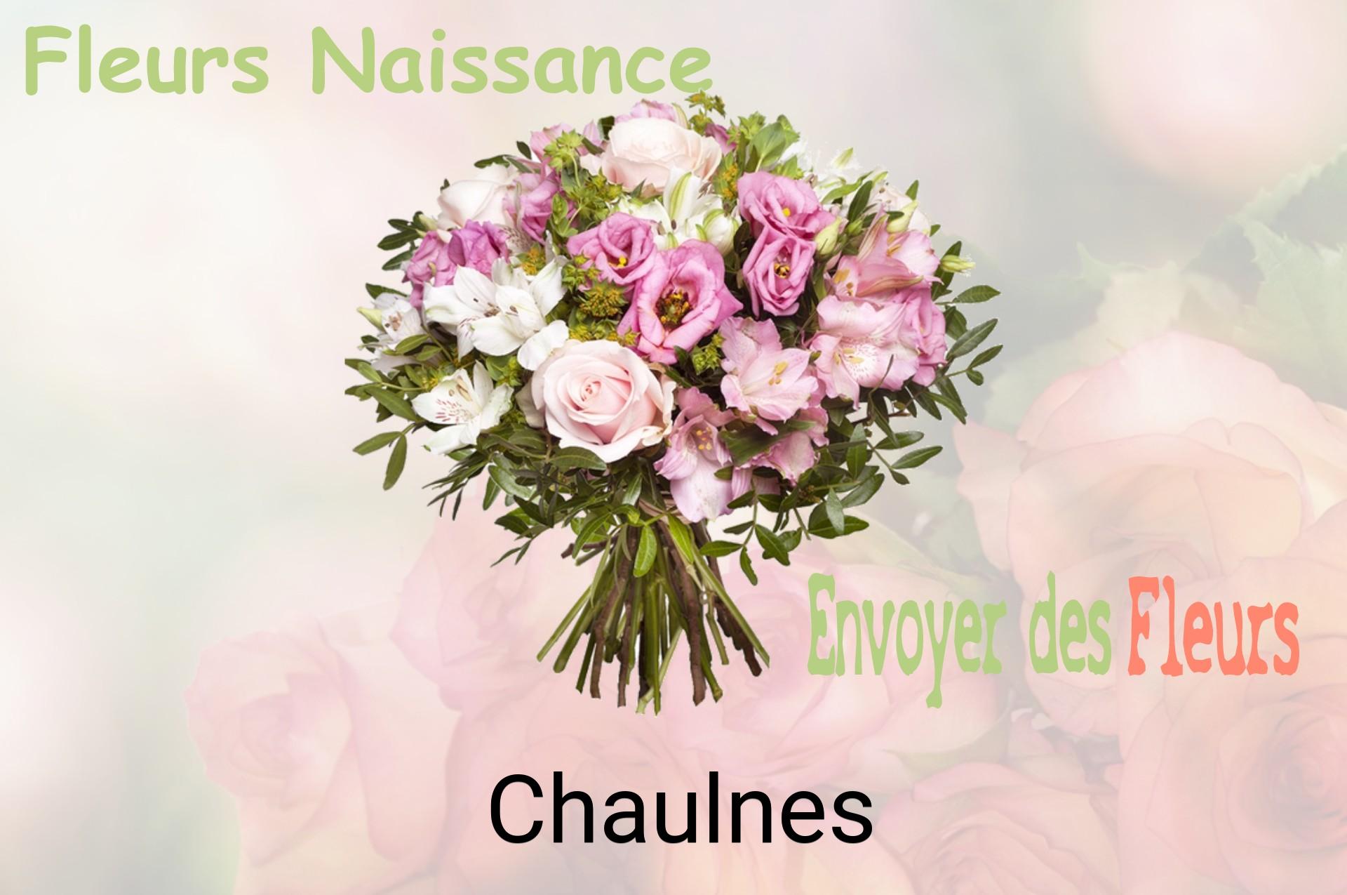 Bouquet de fleurs de naissance livré à Chaulnes