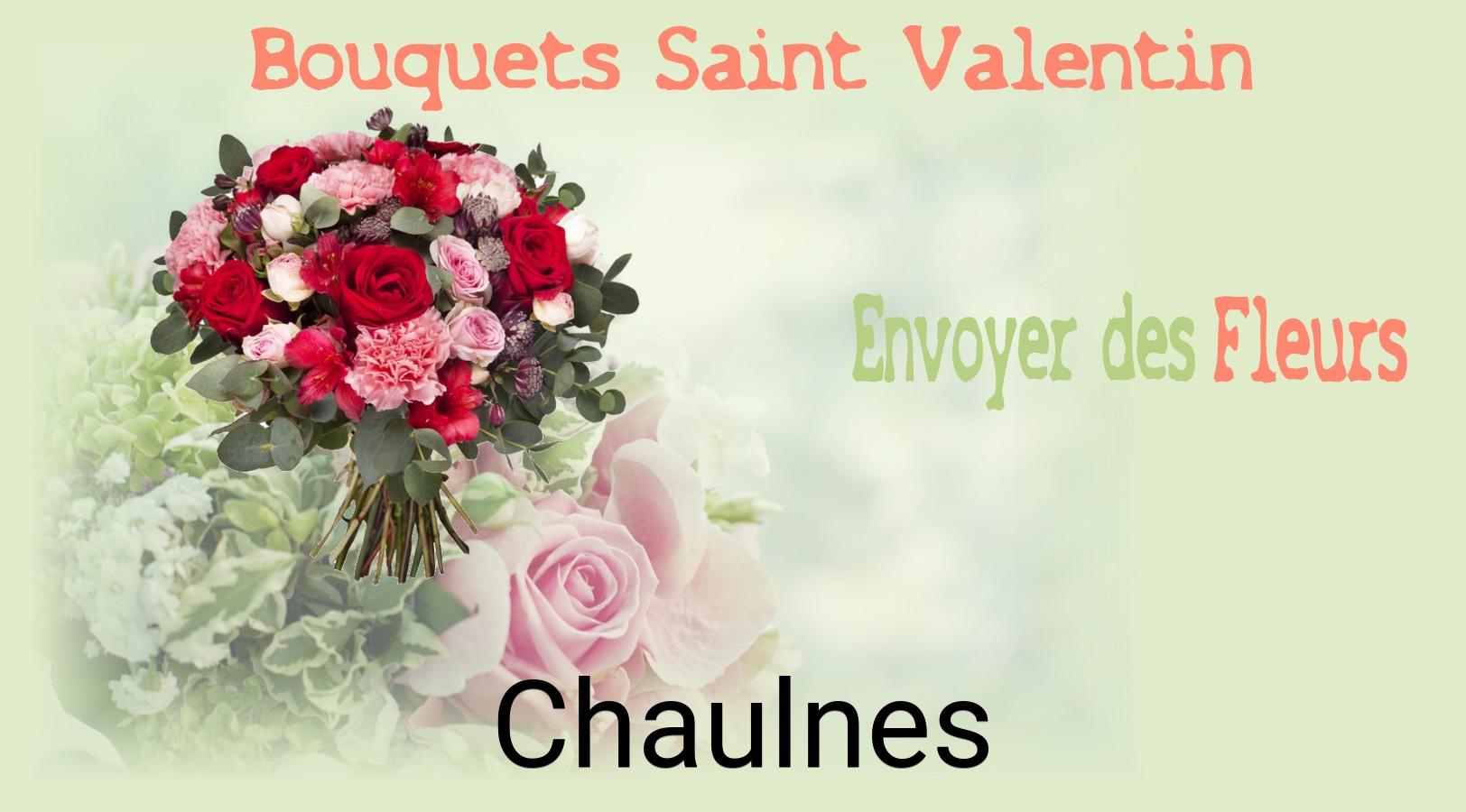 Roses de Saint-Valentin livrées à Chaulnes